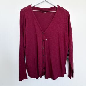 Eddie Bauer Gate Check Long Sleeve Convertible Top NWT